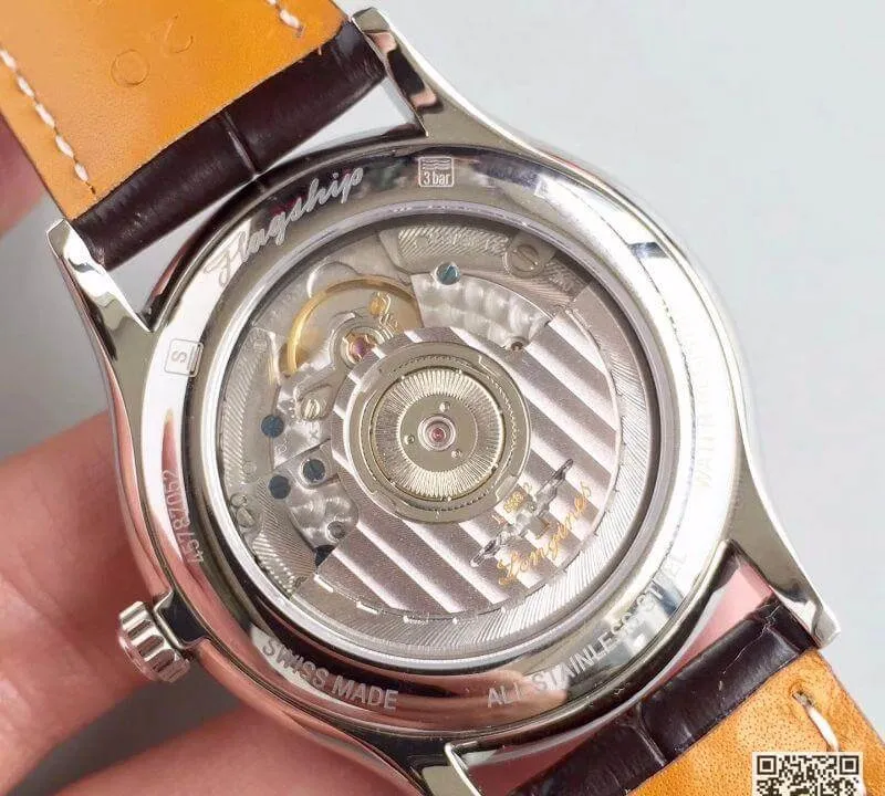 Longines Record L2.820.4.11.2 1:1 Best Edition Replica Watch Swiss ETA2824